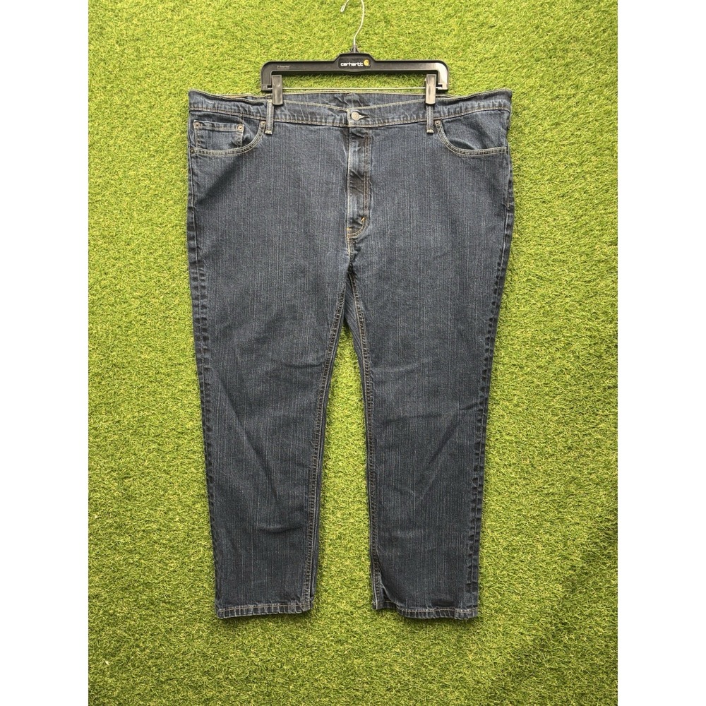 Levi's 541 Jeans Men 52x30 Dark Blue Classic Big and Tall Denim Relaxed Straight